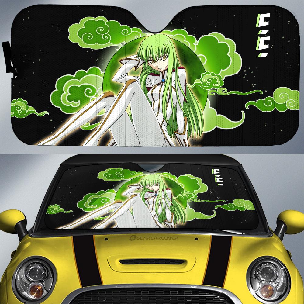 C.C. Car Sunshade Custom Code Geass Anime Car Accessories - Gearcarcover - 1