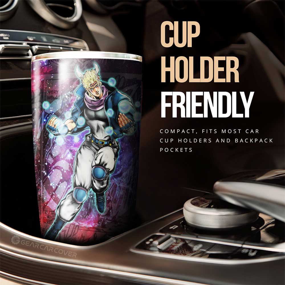 Caesar Anthonio Zeppeli Tumbler Cup Custom Galaxy Manga JJBA - Gearcarcover - 2
