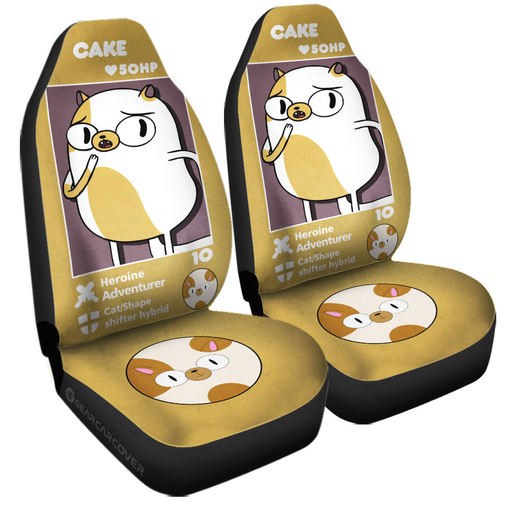Cake Car Seat Covers Custom Adventure Time Car Accessories - Gearcarcover - 3