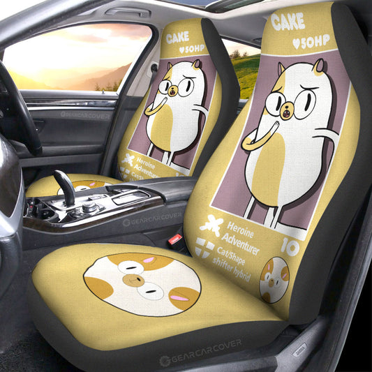 Cake Car Seat Covers Custom Adventure Time Car Accessories - Gearcarcover - 1