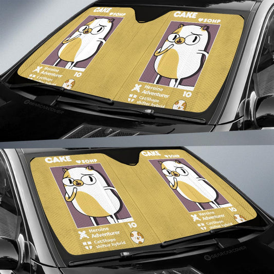 Cake Car Sunshade Custom Adventure Time Car Accessories - Gearcarcover - 2