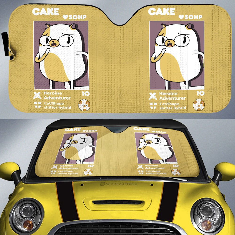Cake Car Sunshade Custom Adventure Time Car Accessories - Gearcarcover - 1