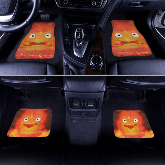Calcifer Car Floor Mats Custom Howl's Moving Castle Car Accessories - Gearcarcover - 2