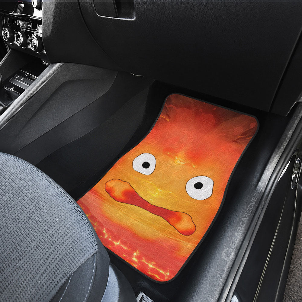 Calcifer Car Floor Mats Custom Howl's Moving Castle Car Accessories - Gearcarcover - 3