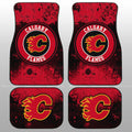 Calgary Flames Car Floor Mats Custom Car Accessories - Gearcarcover - 1
