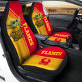 Calgary Flames Car Seat Covers Baby Yoda Car Accessories - Gearcarcover - 2
