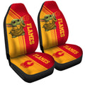 Calgary Flames Car Seat Covers Baby Yoda Car Accessories - Gearcarcover - 3
