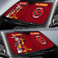 Calgary Flames Car Sunshade Custom Car Accessories - Gearcarcover - 2