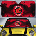 Calgary Flames Car Sunshade Custom Car Accessories - Gearcarcover - 1