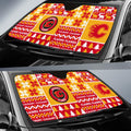 Calgary Flames Car Sunshade Custom Ugly Style Car Accessories - Gearcarcover - 2