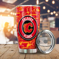 Calgary Flames Tumbler Cup Custom Car Accessories - Gearcarcover - 1