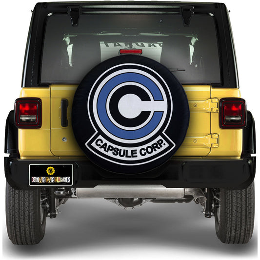 Capsule Corporation Spare Tire Covers Custom One Piece Anime Car Accessories - Gearcarcover - 1