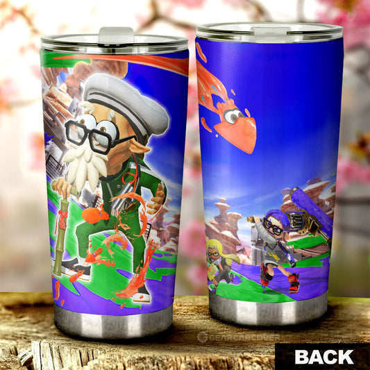Captain Craig Cuttlefish Splatoon Tumbler Cup Custom Car Accessories - Gearcarcover - 2