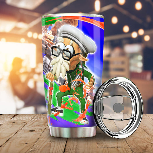 Captain Craig Cuttlefish Splatoon Tumbler Cup Custom Car Accessories - Gearcarcover - 1