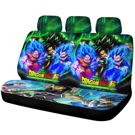 Car Back Seat Custom Goku Vegeta Broly 01 - Gearcarcover - 1
