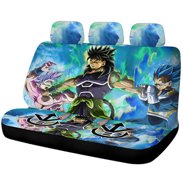 Car Back Seat Custom Goku Vegeta Broly 02 - Gearcarcover - 1