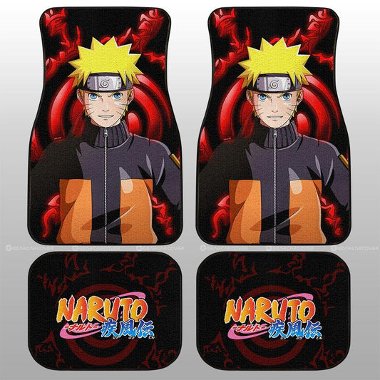 Car Floor Mats Custom Kurama Mode Anime Car Accessories - Gearcarcover - 2