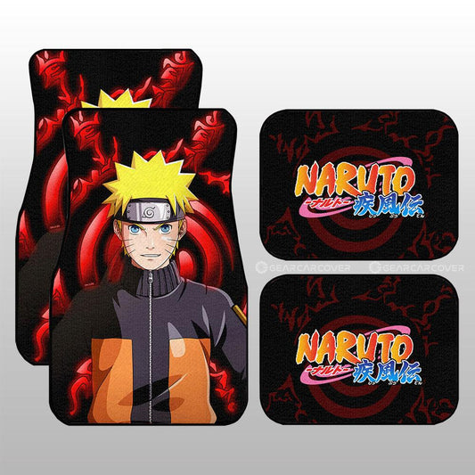 Car Floor Mats Custom Kurama Mode Anime Car Accessories - Gearcarcover - 1