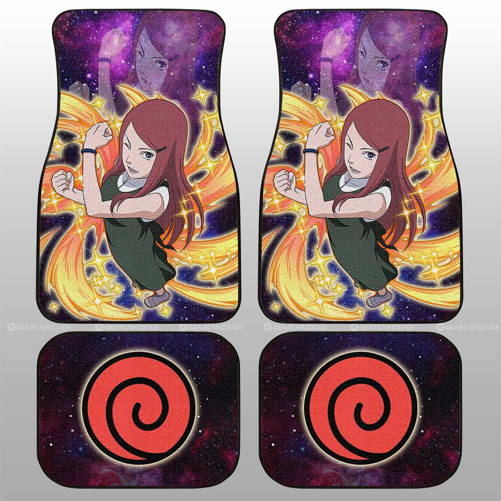 Car Floor Mats Custom Uzumaki Kushina Galaxy Style Car Accessories - Gearcarcover - 2