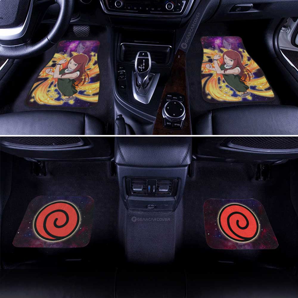 Car Floor Mats Custom Uzumaki Kushina Galaxy Style Car Accessories - Gearcarcover - 3