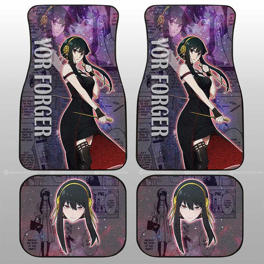 Car Floor Mats Custom Yor Forger Galaxy Style Car Accessories - Gearcarcover - 2