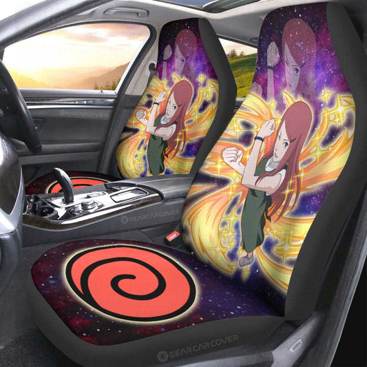 Car Seat Covers Custom Uzumaki Kushina Galaxy Style Car Accessories - Gearcarcover - 2