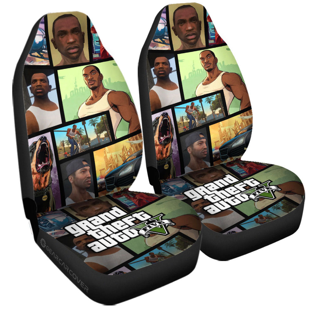 Carl Johnson Car Seat Covers Custom Car Accessories - Gearcarcover - 3