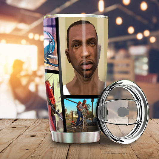 Carl Johnson Tumbler Cup Custom Car Accessories - Gearcarcover - 2