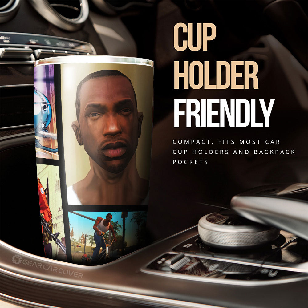 Carl Johnson Tumbler Cup Custom Car Accessories - Gearcarcover - 3