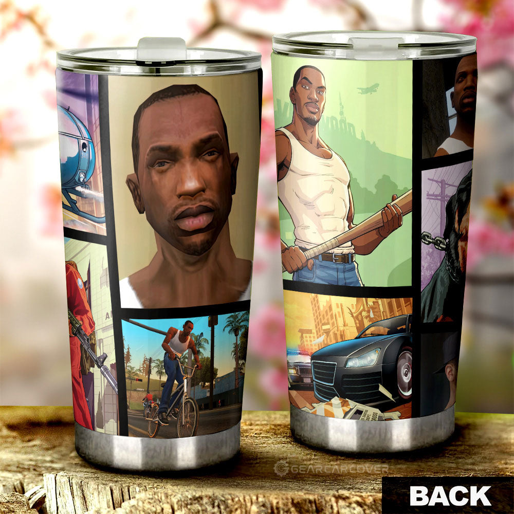 Carl Johnson Tumbler Cup Custom Car Accessories - Gearcarcover - 1