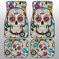 Carolina Hurricanes Car Floor Mats Custom Sugar Skull Car Accessories - Gearcarcover - 1