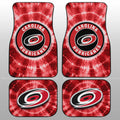 Carolina Hurricanes Car Floor Mats Custom Tie Dye Car Accessories - Gearcarcover - 1