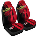 Carolina Hurricanes Car Seat Covers Baby Yoda Car Accessories - Gearcarcover - 3
