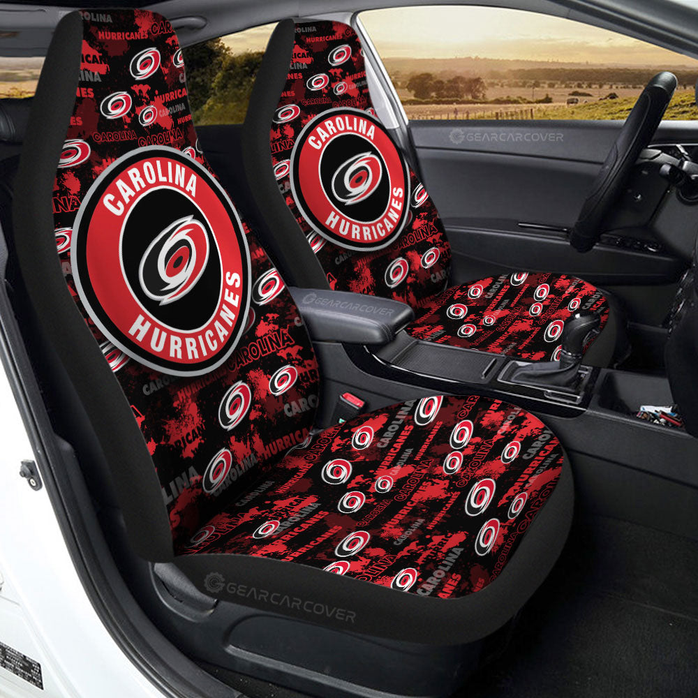 Carolina Hurricanes Car Seat Covers Custom Car Accessories - Gearcarcover - 2
