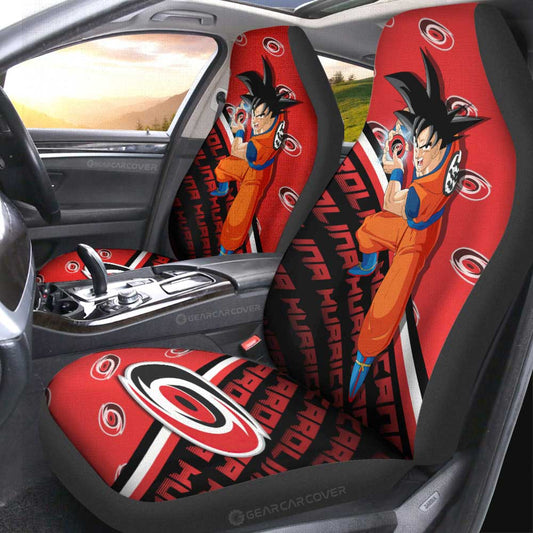 Carolina Hurricanes Car Seat Covers Goku Car Decorations For Fans - Gearcarcover - 2