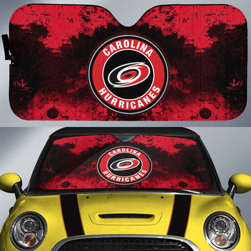 Carolina Hurricanes Car Sunshade Custom Car Accessories - Gearcarcover - 1