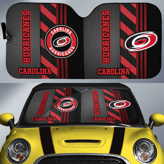 Carolina Hurricanes Car Sunshade Custom Car Accessories - Gearcarcover - 1