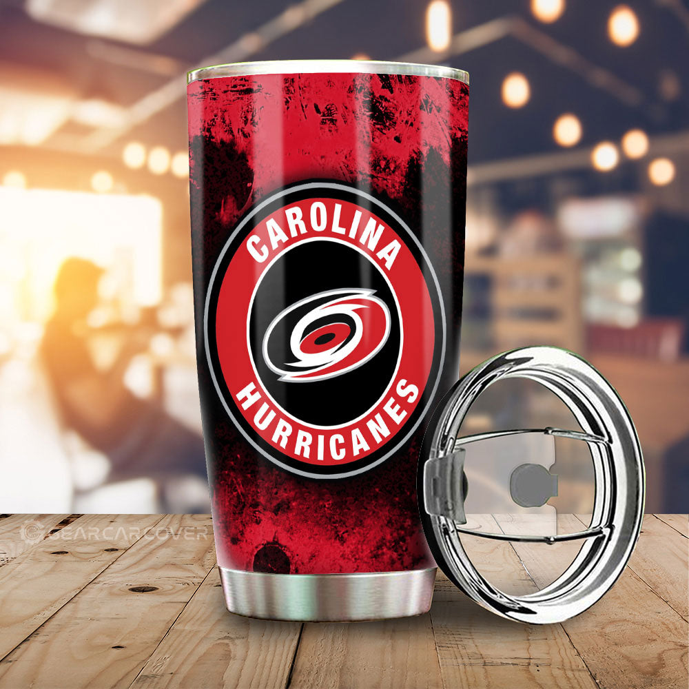 Carolina Hurricanes Tumbler Cup Custom Car Accessories - Gearcarcover - 2
