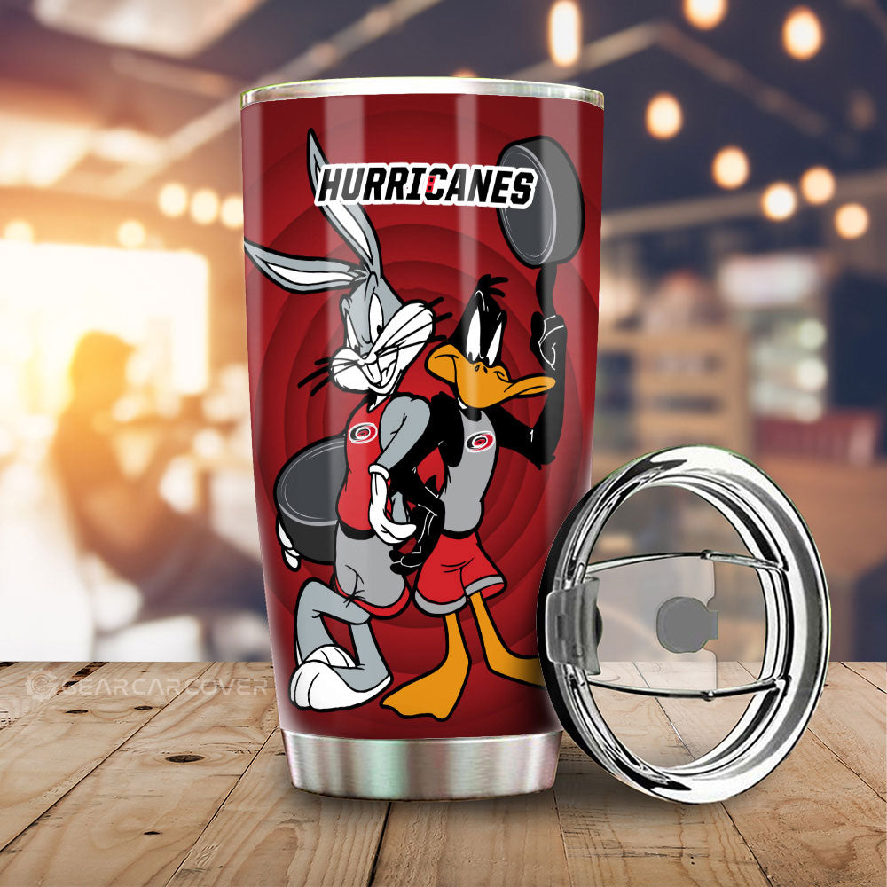Carolina Hurricanes Tumbler Cup Custom Car Accessories - Gearcarcover - 2