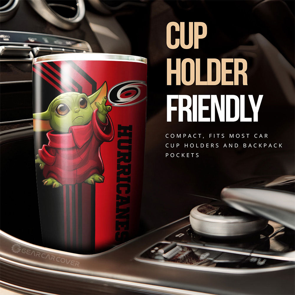 Carolina Hurricanes Tumbler Cup Custom Car Accessories - Gearcarcover - 3