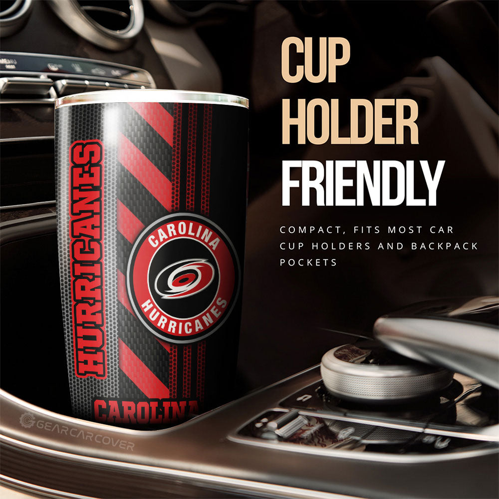 Carolina Hurricanes Tumbler Cup Custom Car Accessories - Gearcarcover - 3