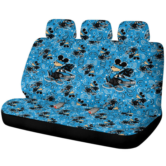 Carolina Panthers Car Back Seat Covers Cartoon Theme Collection - Gearcarcover - 1