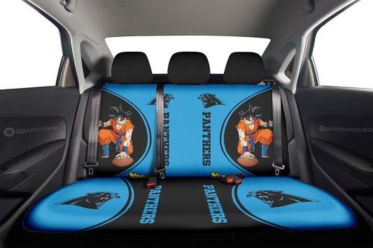 Carolina Panthers Car Back Seat Covers Custom Car Accessories For Fans - Gearcarcover - 2