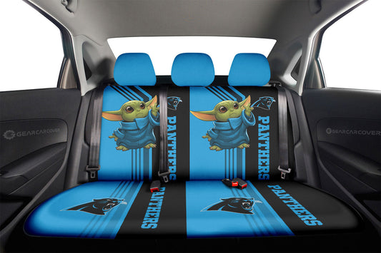 Carolina Panthers Car Back Seat Covers Custom Car Accessories - Gearcarcover - 2