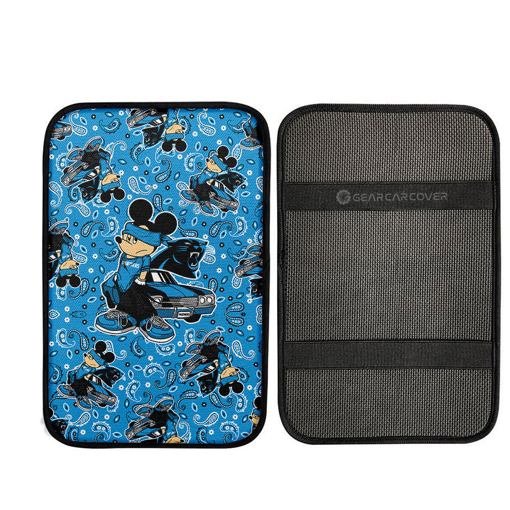 Carolina Panthers Car Center Console Cover Cartoon Theme Collection - Gearcarcover - 2