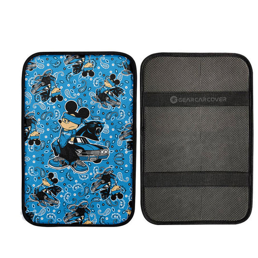 Carolina Panthers Car Center Console Cover Cartoon Theme Collection - Gearcarcover - 2