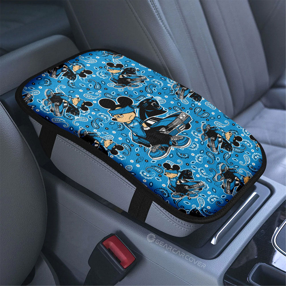 Carolina Panthers Car Center Console Cover Cartoon Theme Collection - Gearcarcover - 3