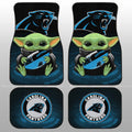 Carolina Panthers Car Floor Mats Baby Yoda Car Accessories For Fan - Gearcarcover - 1