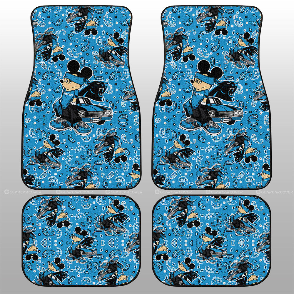 Carolina Panthers Car Floor Mats Cartoon Theme Collection - Gearcarcover - 1