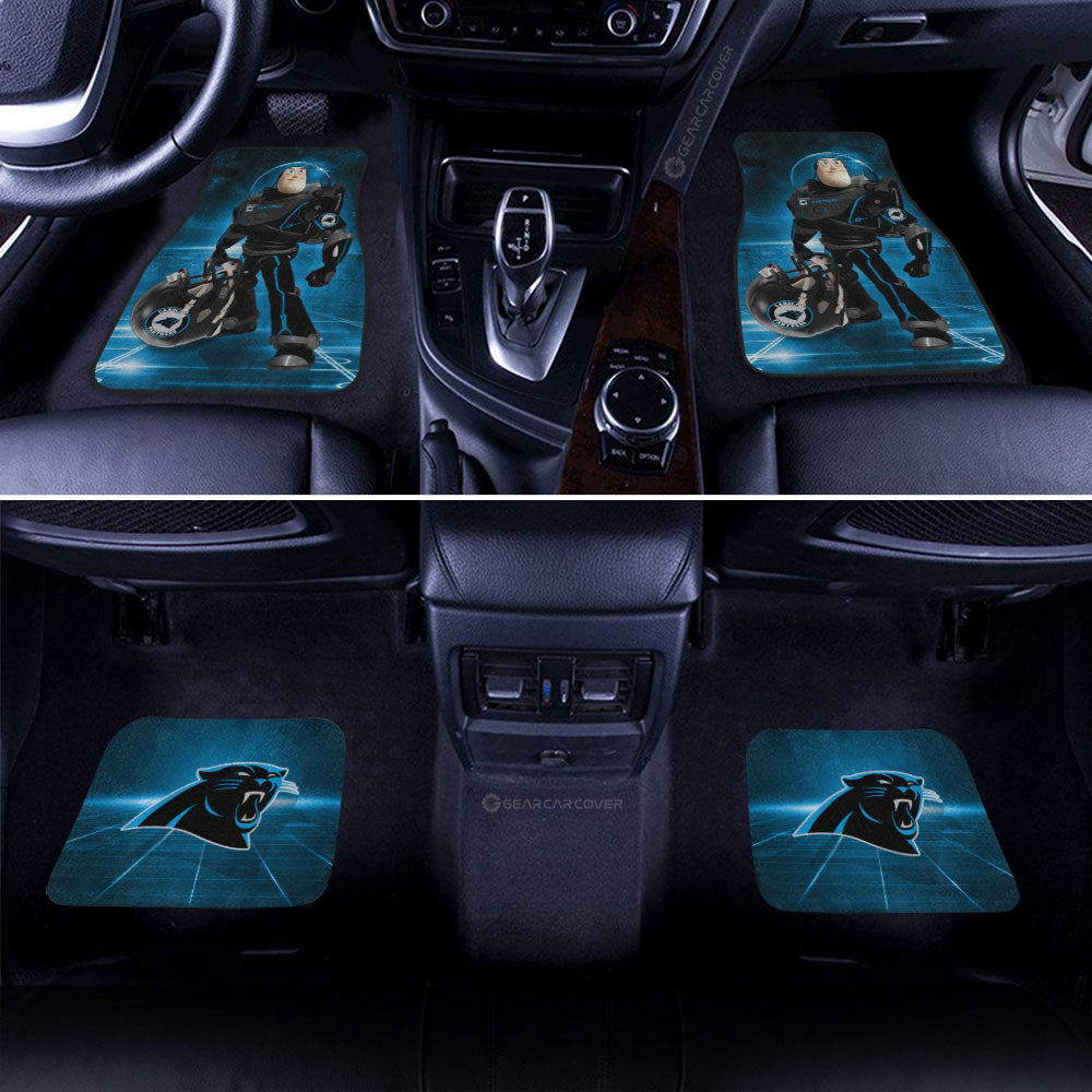 Carolina Panthers Car Floor Mats Custom Car Accessories For Fan - Gearcarcover - 2